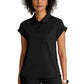 Women's One-Pocket Snap Placket Renew Scrub Top - GRST254 - Black