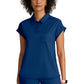 Women's One-Pocket Snap Placket Renew Scrub Top - GRST254 - Indigo (Navy)