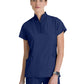 Women's Two Pocket Y-Neck Kristi Scrub Top - GRST292 - Indigo (Navy)