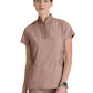 Women's Two Pocket Y-Neck Kristi Scrub Top - GRST292 - Warm Mocha