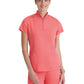 Women's Two Pocket Y-Neck Kristi Scrub Top - GRST292 - Coral Bloom