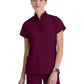 Women's Two Pocket Y-Neck Kristi Scrub Top - GRST292 - Wine