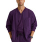 Men's Five-Pocket React Warm-Up Scrub Jacket - GRSW871 - Eggplant