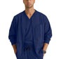 Men's Five-Pocket React Warm-Up Scrub Jacket - GRSW871 - Indigo (Navy)