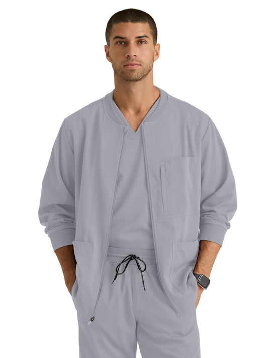 Men's Five-Pocket React Warm-Up Scrub Jacket - GRSW871 - Moonstruck