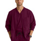 Men's Five-Pocket React Warm-Up Scrub Jacket - GRSW871 - Wine