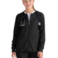 Women's Five-Pocket Gianna Warm-Up Scrub Jacket - GRSW873 - Black