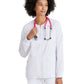 Women's Five-Pocket Gianna Warm-Up Scrub Jacket - GRSW873 - White