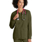 Women's Five-Pocket Gianna Warm-Up Scrub Jacket - GRSW873 - Olive