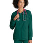 Women's Five-Pocket Gianna Warm-Up Scrub Jacket - GRSW873 - Hunter Green