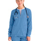 Women's Five-Pocket Gianna Warm-Up Scrub Jacket - GRSW873 - Ciel Blue