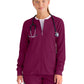 Women's Five-Pocket Gianna Warm-Up Scrub Jacket - GRSW873 - Wine