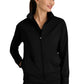 Women's Four-Pocket Ease Warm-Up Scrub Jacket - GRSW923 - Black