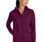 Women's Four-Pocket Ease Warm-Up Scrub Jacket - GRSW923 - Wine