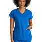 Women's Three-Pocket V-Neck Evelyn Scrub Top - GRT261 - New Royal