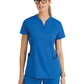Women's Four Pocket V-Neck Erin Scrub Top - GRT303 - New Royal
