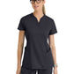 Women's Four Pocket V-Neck Erin Scrub Top - GRT303 - Steel