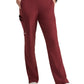 Women's Six-Pocket Tapered Leg Cosmo Scrub Pant - GSSP627 - Chestnut