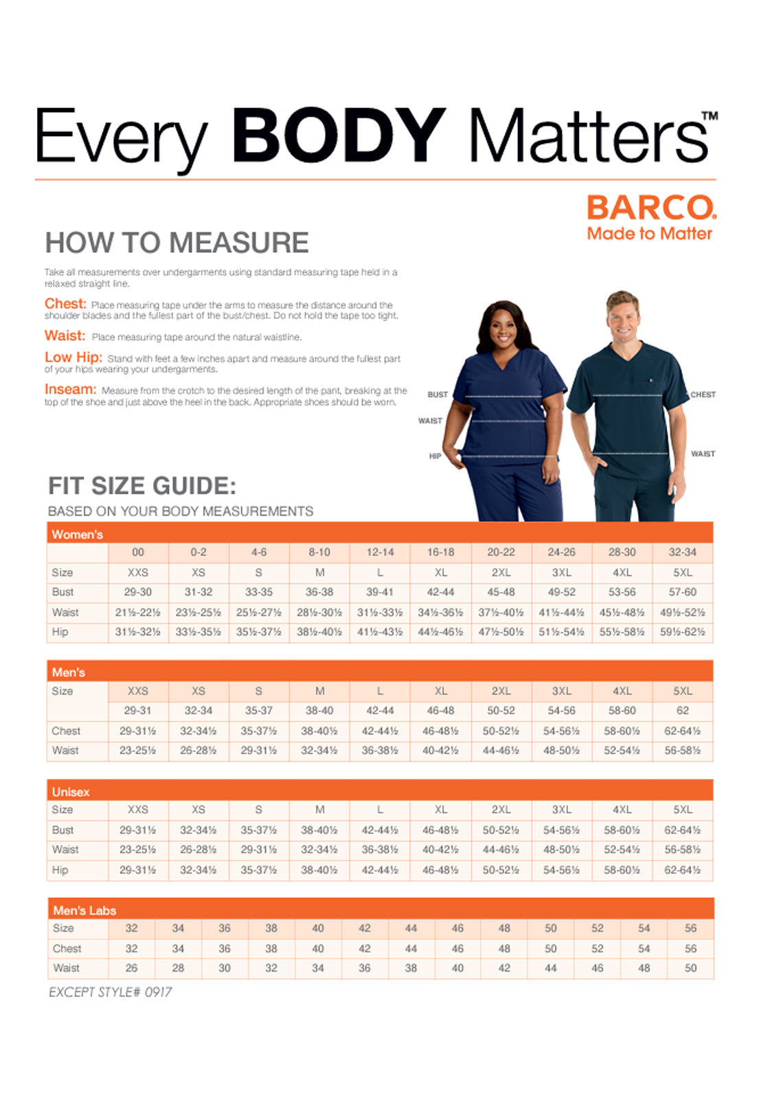 SIZECHART