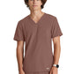 Men's One-Pocket V-Neck Journey Scrub Top - GSST179 - Driftwood