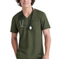 Men's One-Pocket V-Neck Journey Scrub Top - GSST179 - Fern