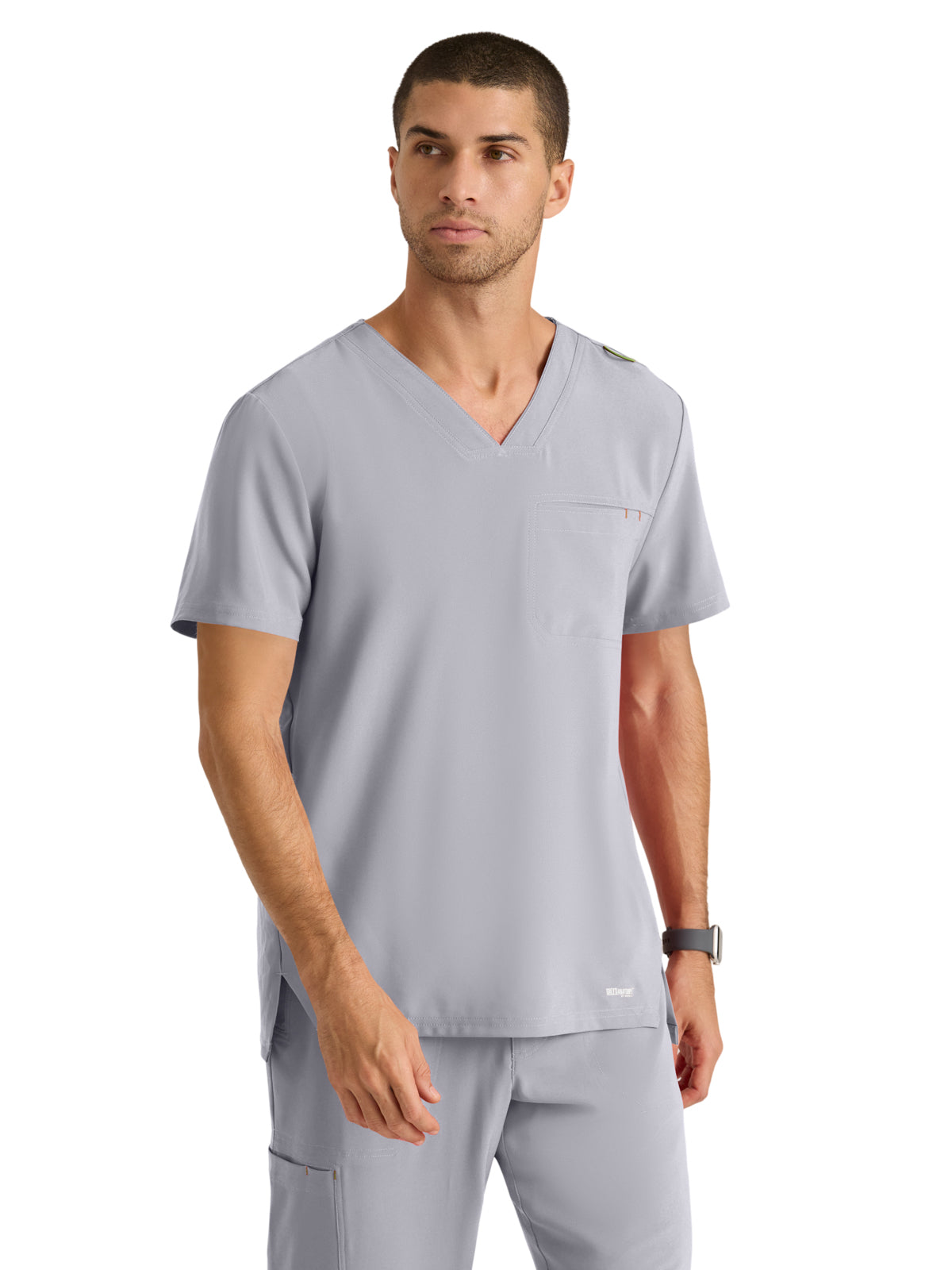Men's One-Pocket V-Neck Journey Scrub Top - GSST179 - Moonstruck