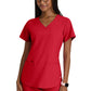 Women's Two-Pocket V-Neck Rhythm Scrub Top - GSST180 - True Red