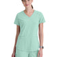 Women's Two-Pocket V-Neck Rhythm Scrub Top - GSST180 - Soft Melon
