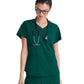 Women's Two-Pocket V-Neck Rhythm Scrub Top - GSST180 - Hunter Green