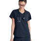 Women's Two-Pocket V-Neck Rhythm Scrub Top - GSST180 - Steel