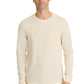 Men's One-Pocket Nomad Waffle Knit Top - GSST256 - Soft Dune