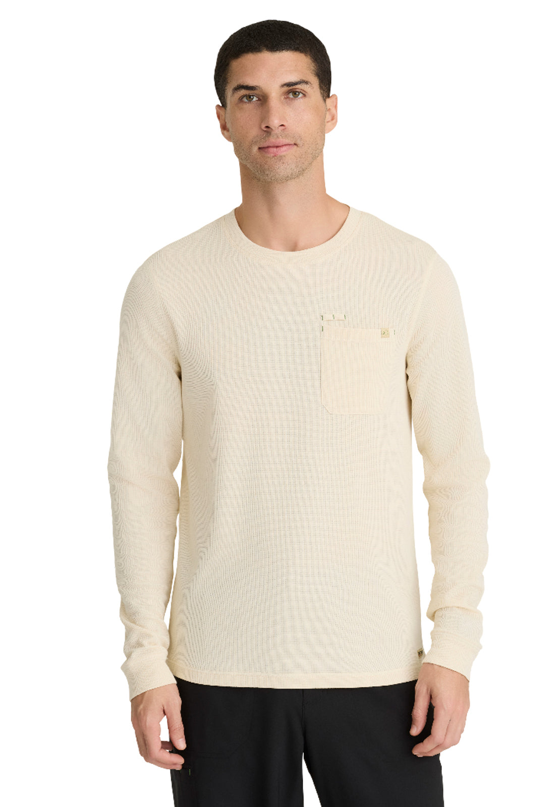 Men's One-Pocket Nomad Waffle Knit Top - GSST256 - Soft Dune