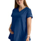 Women's Two-Pocket Promise Maternity Scrub Top - GSST262 - Indigo (Navy)