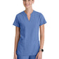 Women's Two Pocket Notch Sky Scrub Top - GSST298 - Ciel