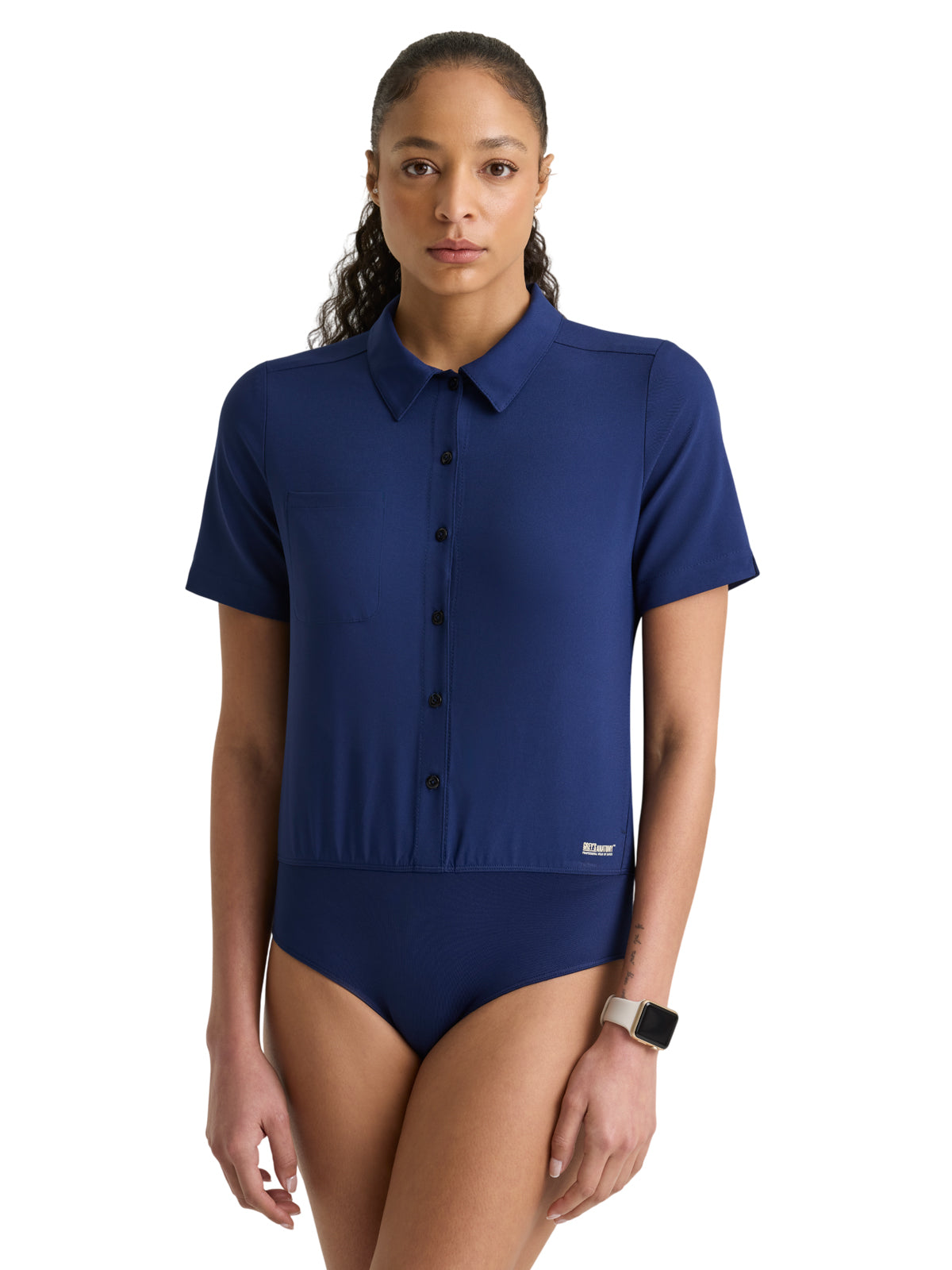 Women's Two-Pocket Terran Bodysuit - GSST318 - Indigo