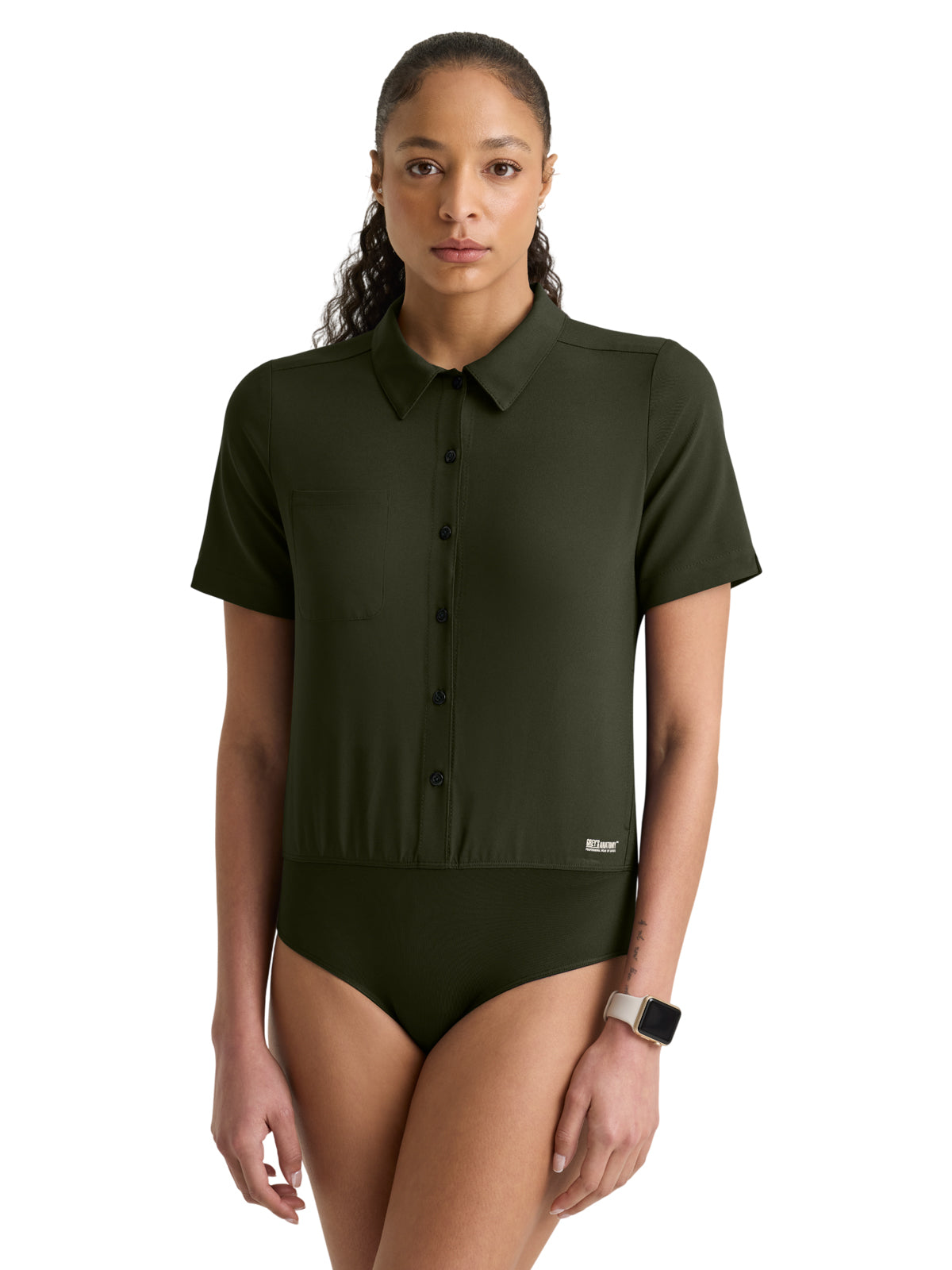 Women's Two-Pocket Terran Bodysuit - GSST318 - Fern