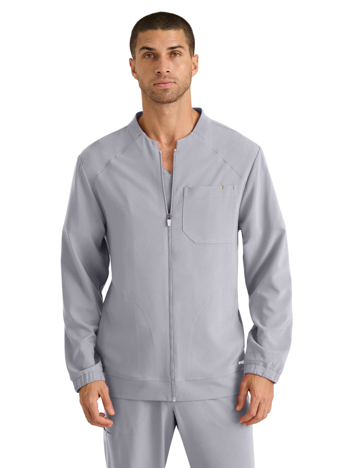 Men's Three-Pocket Cycle Warm Up Scrub Jacket - GSSW887 - Moonstruck