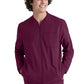 Men's Three-Pocket Cycle Warm Up Scrub Jacket - GSSW887 - Wine