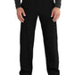Men's Four-Pocket Zip-Fly Structure Scrub Pant - SK0215 - Black