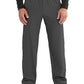 Men's Four-Pocket Zip-Fly Structure Scrub Pant - SK0215 - Pewter