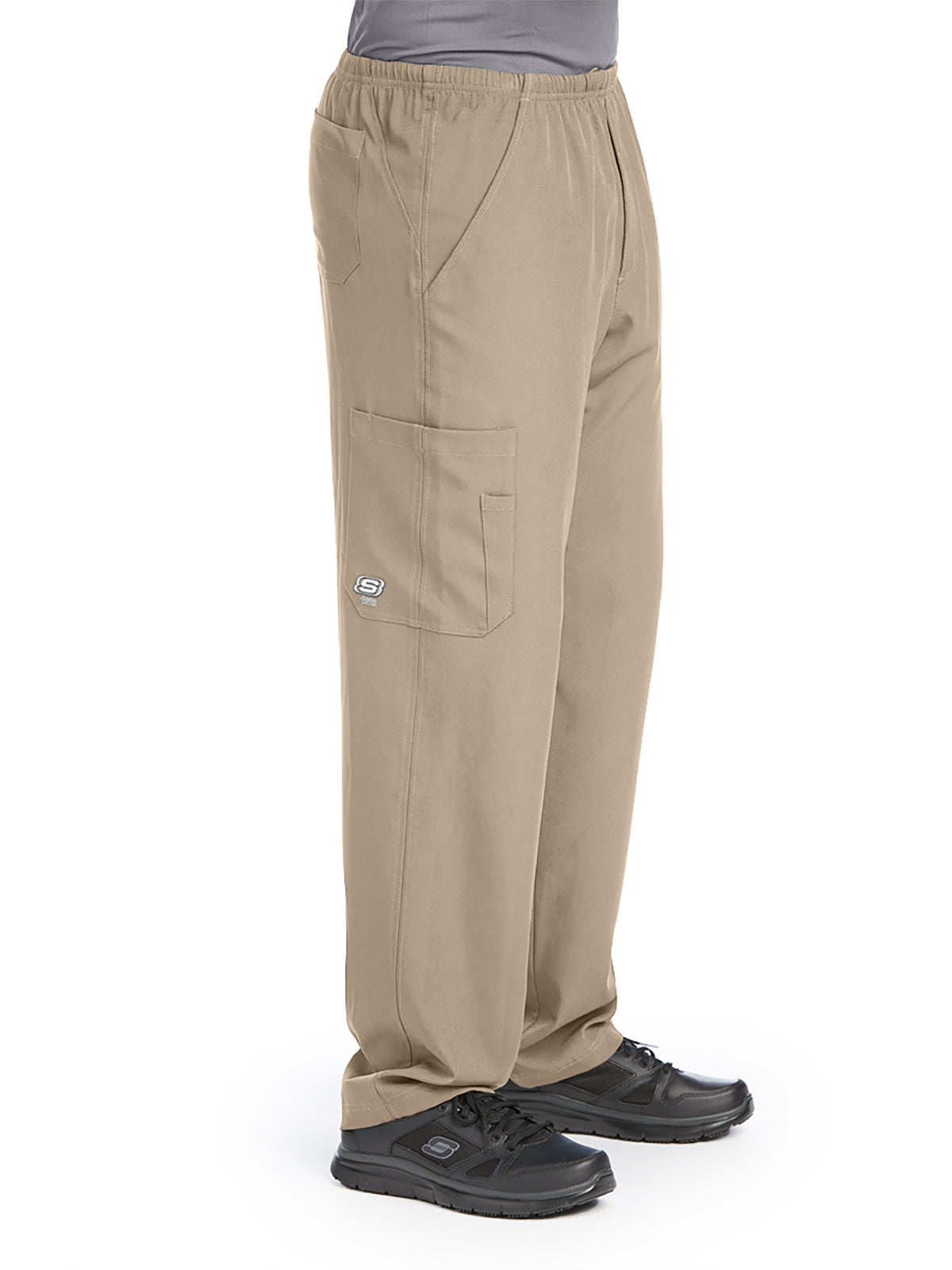 Men's Four-Pocket Zip-Fly Structure Scrub Pant - SK0215 - New Khaki