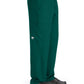 Men's Four-Pocket Zip-Fly Structure Scrub Pant - SK0215 - Hunter Green