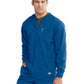 Men's Three-Pocket Zip-Up Structure Warm-Up Scrub Jacket - SK0408 - New Royal