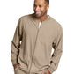 Men's Three-Pocket Zip-Up Structure Warm-Up Scrub Jacket - SK0408 - New Khaki
