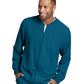 Men's Three-Pocket Zip-Up Structure Warm-Up Scrub Jacket - SK0408 - Bahama
