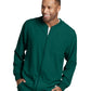 Men's Three-Pocket Zip-Up Structure Warm-Up Scrub Jacket - SK0408 - Hunter Green