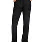Women's Three-Pocket Fit & Flare Reliance Scrub Pant - SK201 - Black