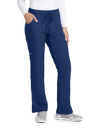 Women's Three-Pocket Fit & Flare Reliance Scrub Pant - SK201 - Navy