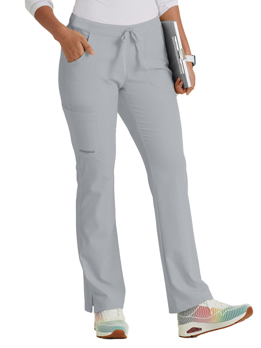 Women's Three-Pocket Fit & Flare Reliance Scrub Pant - SK201 - Moonstruck