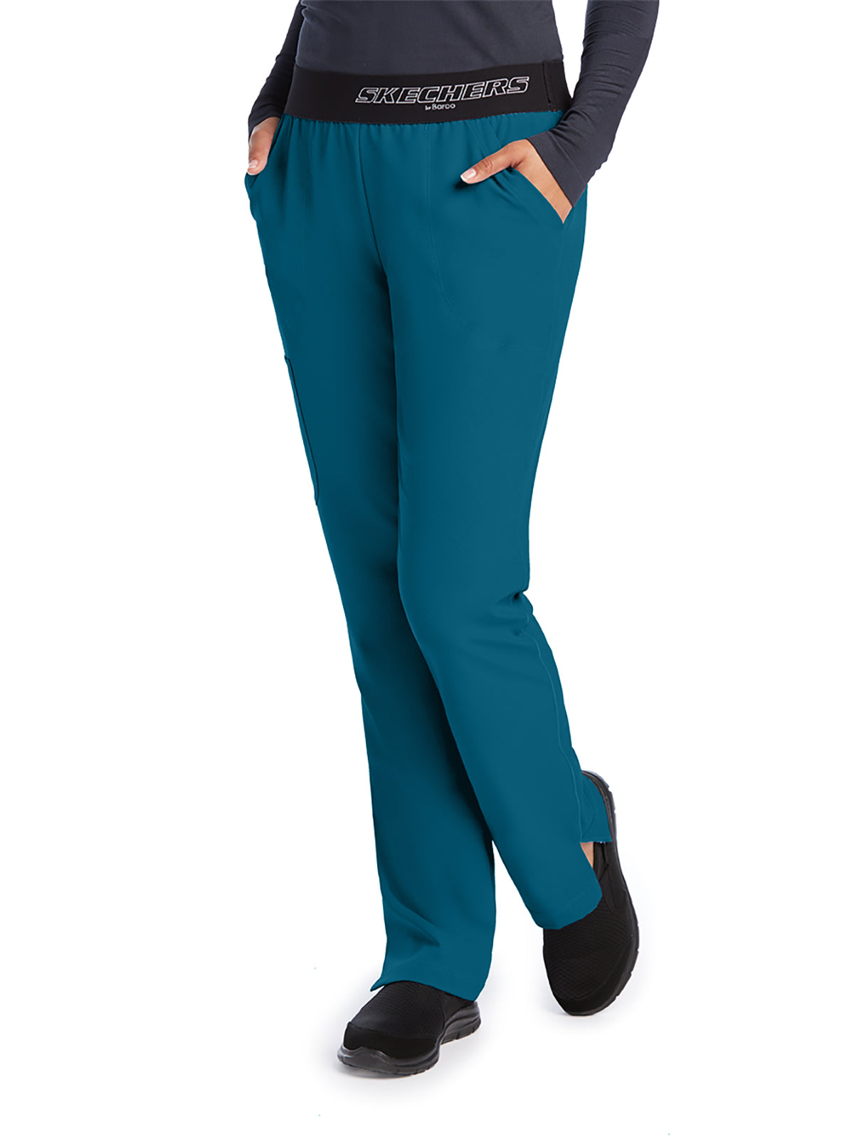 Women's Three-Pocket Straight Leg Breeze Scrub Pant - SK202 - Bahama